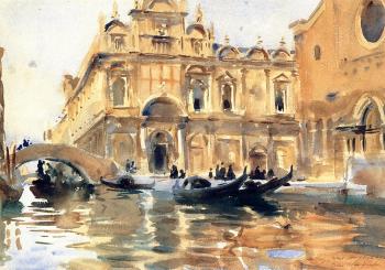 約翰 辛格 薩金特 Venetian Canal 約翰 辛格 薩金特 Venetian Canal